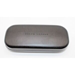 Polo Ralph Lauren Black Glasses Clamshell Hard Case Eyeglasses Velvet Lined
